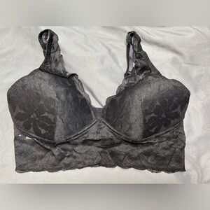 Victoria's Secret PINK Black and Pink Bra Lace Bra